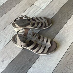 Timberland Taupe Strappy Sandals
